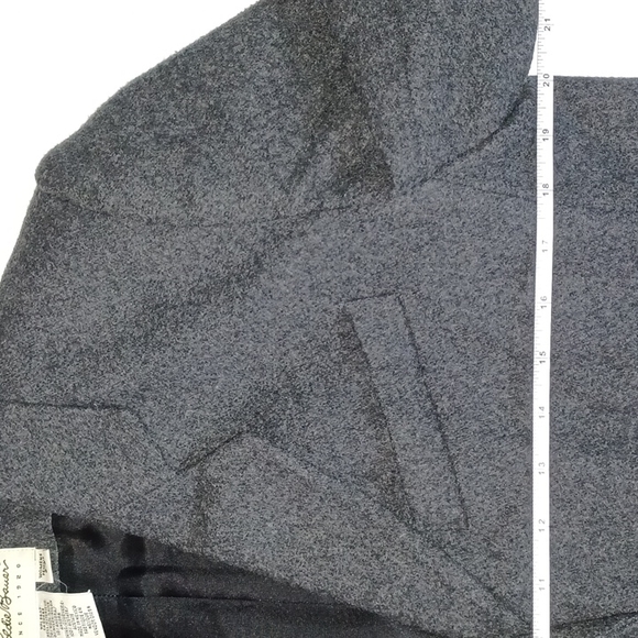 Eddie Bauer Gray Wool Blend Structured Blazer Women's Small oversized blazer - Picture 17 of 17